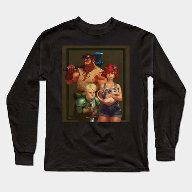 The Band of Boobs Long Sleeve T-Shirt by TraveyJ